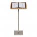 Wooden Lectern, with Book